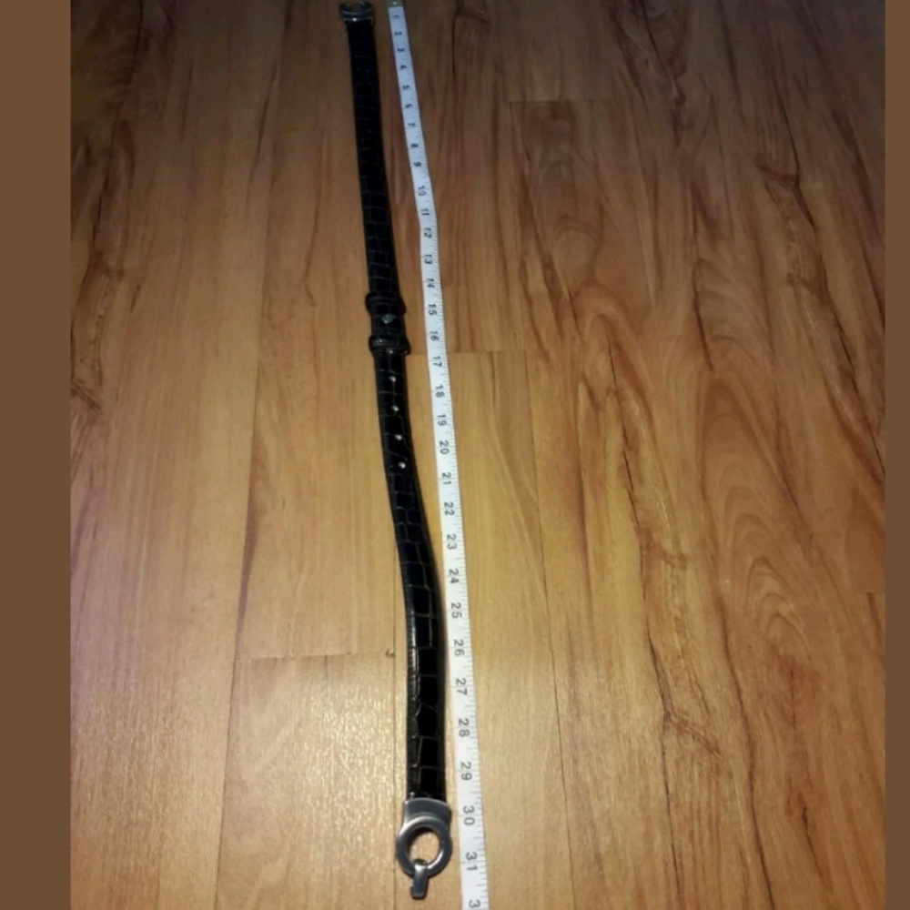 Amiee Lynn Italian Croco Leather Belt - Picture 7 of 8
